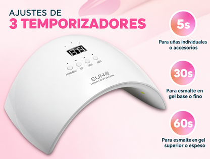 Lámpara de Uñas de Terapia de Luz - Herramienta de Uñas SUNUV
